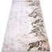 Rugsx - Tapis Acrylique Dizayn 123 Beige / Jaune Beige 80x300 Cm