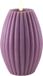 Deluxe Homeart Bougie LED Purple Stripe 10 x 15 cm