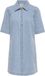 ONLY ONLBELLE Boucle S/S DNM Dress BJ Dames Jurk Lichtblauw Denim XS