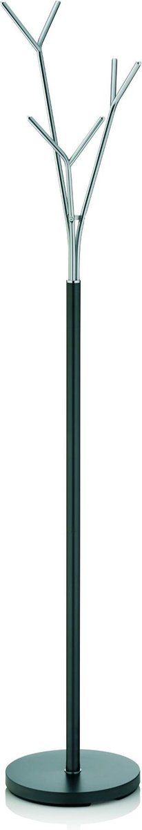 Kela handdoekhouder Sinerio 173,5 x 30 cm staal zwart/zilver