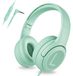Merkloos Koptelefoon kinderen - 85/94 dB volumebeperking - Met microfoon - Groen