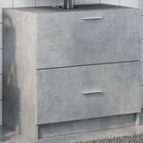 Maison Exclusive - Meuble sous-lavabo aspect béton, 59x37x59 cm, en panneaux de fibres de bois