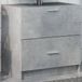 Maison Exclusive - Meuble sous-lavabo aspect béton, 59x37x59 cm, en panneaux de fibres de bois