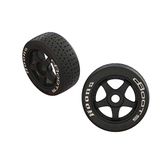 ARRMA DBoots Hoons 42/100 2.9 voorgemonteerde riembanden, wit, 17 mm hex, 5-spaken (2)