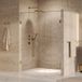 Brauer Void Douchedeur 150x200 cm Helder Glas PVD Goud
