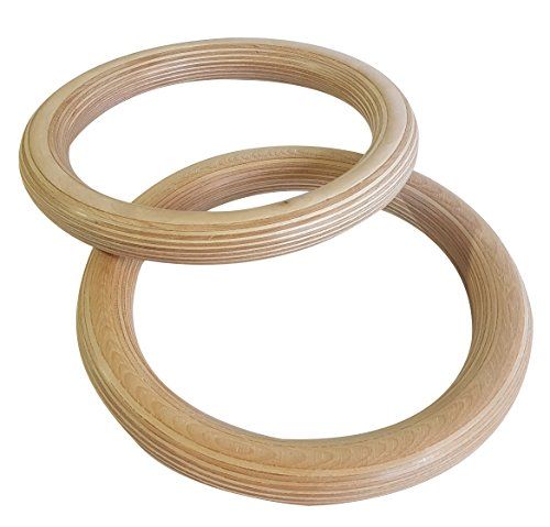SVELTUS Houten ringen per paar verpakt