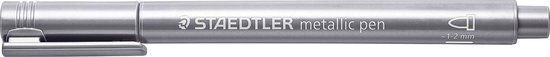 STAEDTLER metallic pen - lijnbreedte 1-2 mm - zilver