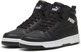 PUMA Rebound V6 Mid WTR Jr Unisex Sneakers - Puma Black-Puma White - Maat 37