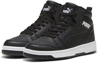 PUMA Rebound V6 Mid WTR Jr Unisex Sneakers - Puma Black-Puma White - Maat 37
