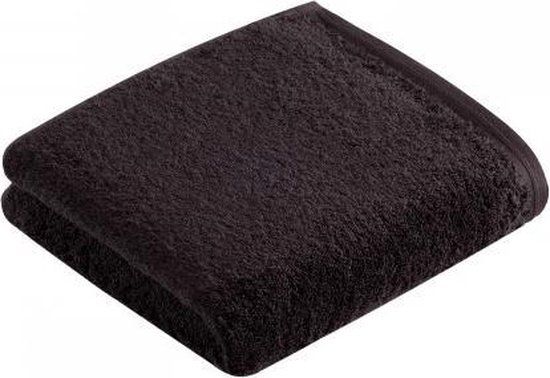 Vossen Vegan Life badhanddoek - anthrazit - 50x100 cm