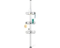 Simplehuman Doucherek Tension Verstelbaar H 240 cm Zilver Roestvast Staal Aluminium