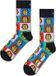 Happy Socks MARVEL Avengers Iron Man Sock - Unisex Sokken - Zwart - Maat 41-46