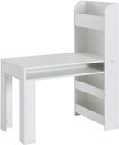 Ervesto wit 90x50x110 cm schildertafel kinderkamer met plank