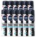 NIVEA MEN Déodorant Spray Black & White Invisible Fresh, 150 ml - Lot économique - 12 pièces