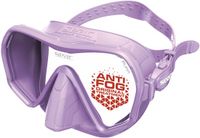 Seac Sub Pura antifog Duikbril & Snorkelmasker - Anti-Condens - Frameless - Gehard Glas - Lila