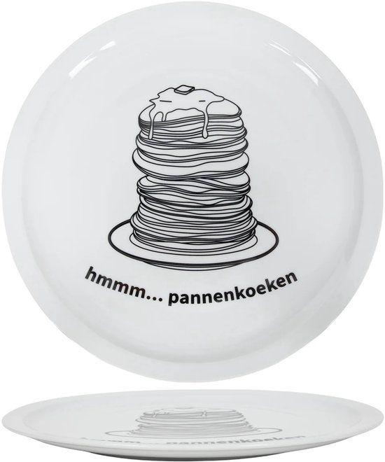Cookinglife Pannenkoekenborden Porselein ø 30 cm - 6 Stuks