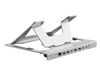 Conceptronic Support pour ordinateur portable Argent
