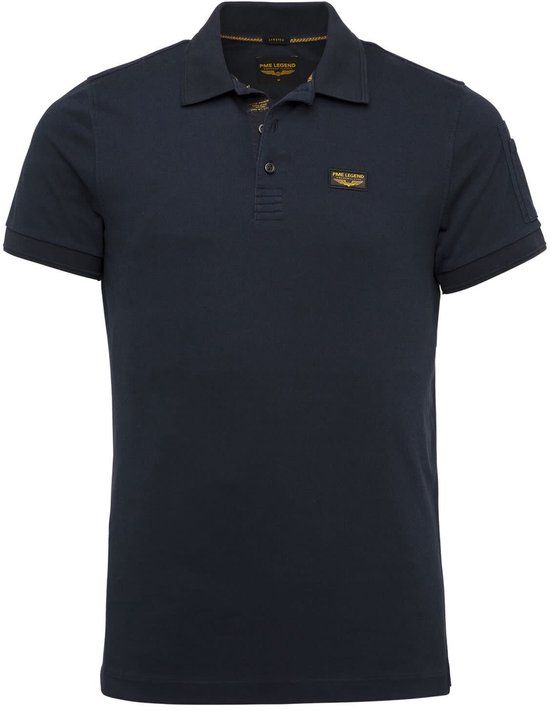PME Legend Heren Poloshirt Donkerblauw Maat L
