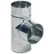 Ten - Té Équerre En Inox 304 90° Mâle Diamètre Sortie De Fumée 200mm Pour Gaz, Fuel Et Bois