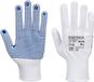 Portwest Polka dot Handschoen - Wit/rood - S