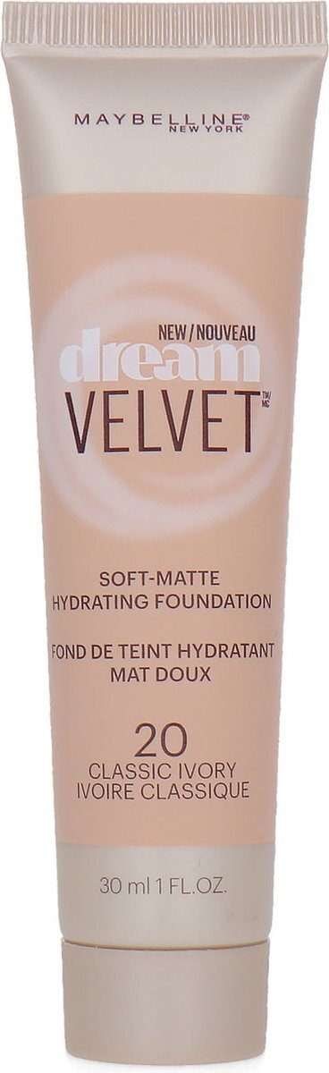 Maybelline Dream Velvet Foundation - 20 Classic Ivory