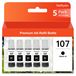 Epson Bouteilles d'encre pour EcoTank ET-18100, 5 pièces, noir, 70 ml