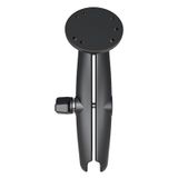 RAM Mounts RAM-B-103U-C Klemarm Lang met Ronde Basis en B-Kogel (25 mm) - Zwart