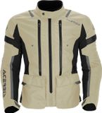 Acerbis X-Travel 2.0, veste textile unisexe, couleur: Beige/Noir/Gris, taille: S