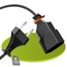 Perfect stroomkabel, verlengkabel, 3,0 m, Europese stekker naar eurostekker, platte stekker, type C-stekker, netsnoer, stroomverlenging voor gameconsole, huishoudelijke apparaten, tv, zwart