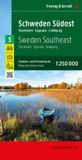 SUEDE Freytag&Berndt Wegenkaart Zweden Zuidoost - Schweden Südost 1:250.000
