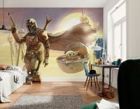 Komar Fotobehang - Star Wars The Mandalorian and Grogu Mission 350x250cm - Vliesbehang