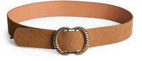 PIECES - PCNIKKA suède riem cognac
