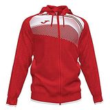 Joma Supernova II Jas Met Kap Heren - Rood / Wit | Maat: S