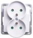 Ospel GP-2YRZP/m/00, blanc, IP20, 16 A, 71 mm, 45 mm, 71 mm
