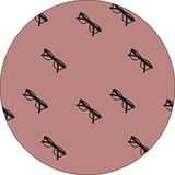 Bonateks Ronde digitaal bedrukte muismat, antislip onderkant, voor kantoor en thuis, diameter: 22 cm