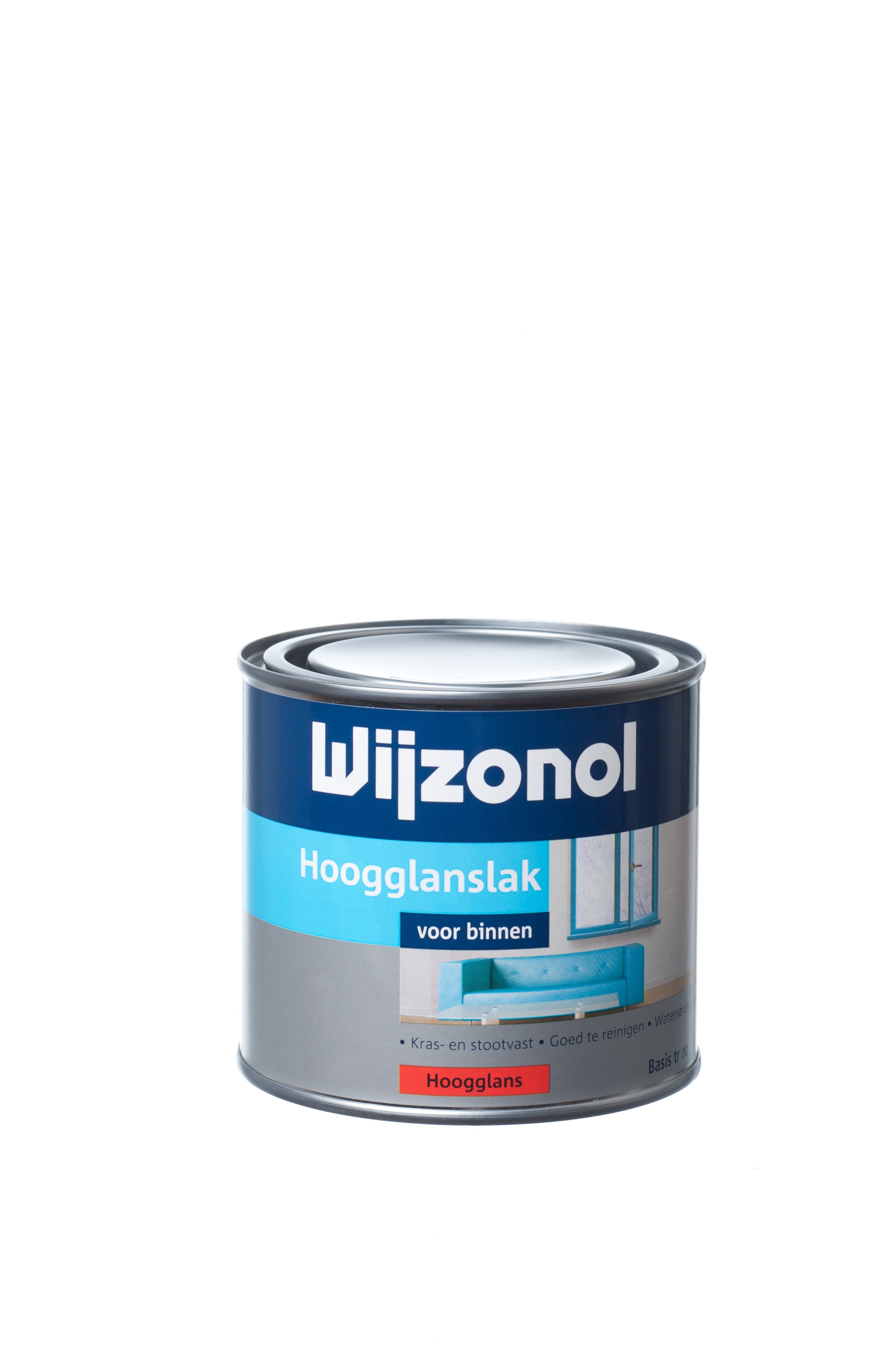 Wijzonol Interieur hooggglans aqua wit 0.5l