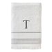 SKL Home Badhanddoek, T, Katoen, Wit, 28x54
