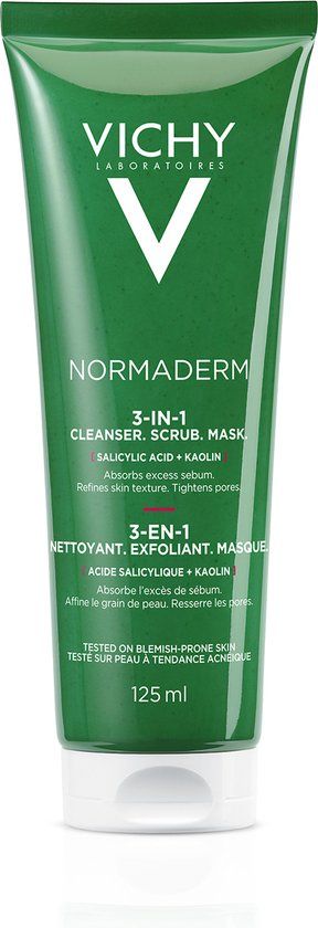 Vichy Normaderm 3-in-1 reiniging - 125ml