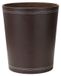 Merkloos Icecat Prullenbak Vuilnisbak - 10 liter - Bruin - Rond Polyurethanleer - Badkamer en keuken