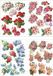 Creativ Company 3D knipvellen - bloemen thema - 21x30 cm - 4 vellen