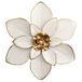 Metalen bloem muurkunst decor, 10 inch rustiek modern bloemensculptuur, noodlijdende ijzeren muur opknoping woondecoratie accent kunstwerken voor binnen keuken slaapkamer woonkamer kantoor buiten tuin