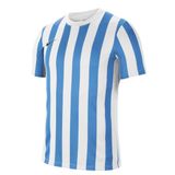 Nike Striped Division IV Shirt Korte Mouw Heren - Wit / Lichtblauw