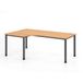 Hammerbacher Bureau 90° hoek met 4 ronde poten - 200 x 120 cm