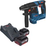 Bosch Professional Bosch GBH 18V-18 Professional accu-boorhamer 18 V 1,5 J SDS plus borstelloos + 2x accu 4,0 Ah + oplader
