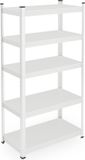 Merkloos Relaxdays Stellingkast - 150x75x30 cm - 875 kg - staal - wit