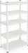 Merkloos Relaxdays Stellingkast - 150x75x30 cm - 875 kg - staal - wit