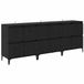 vidaXL Dressoirs, 3 stuks, Zwart Eiken, 60 x 35 x 70 cm
