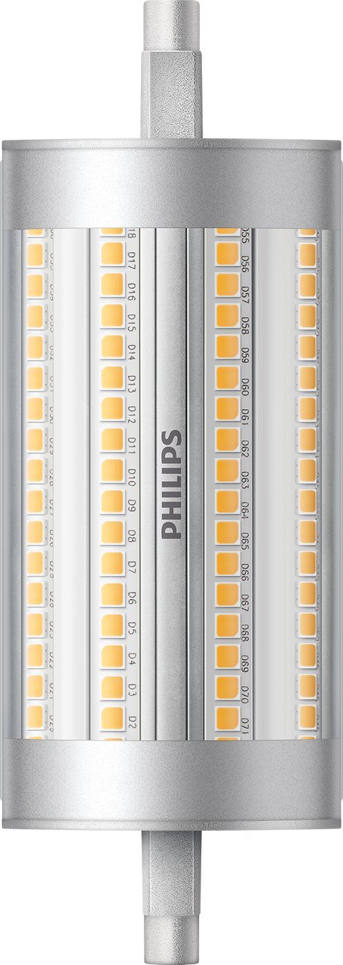 Philips LED 150W R7S 118mm WH D SRT4 - LED Lamp - 17.5W - 2460 lm - 3000K - Dimbaar