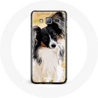 Maniacase Hoesje voor Samsung Galaxy J5 2016 Continental vlinder spaniël Hondenras