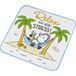Sheepworld Goochelhanddoek met spreuk Relax | kleine handdoek, gastendoek, in vorm geperst, 30 cm x 30 cm, katoen | cadeau, grappige verrassing | 74126